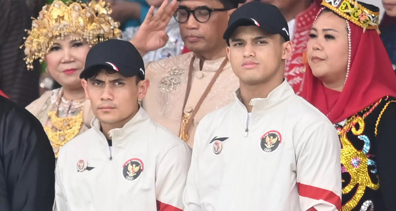 atlet peraih medali emas olimpiade menghadiri perayaan 17 agustus di ikn