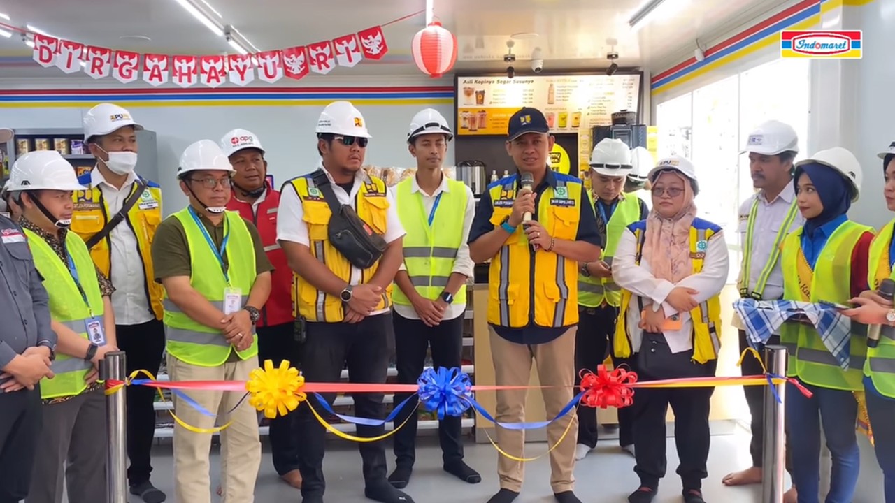 peresmian indomaret pertama di ikn